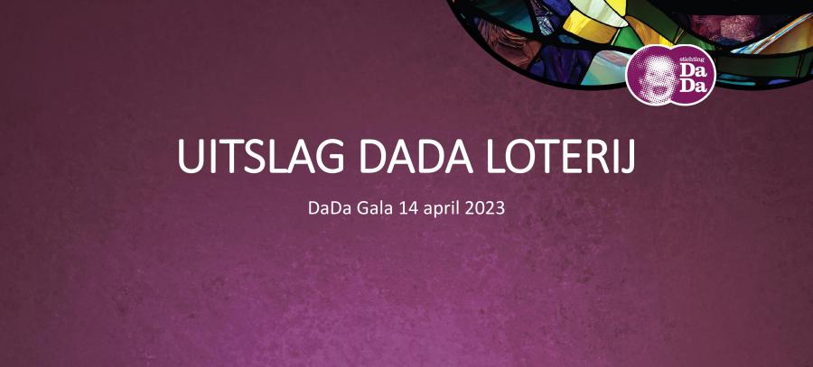 Uitslag DaDa Loterij 14 april 2023